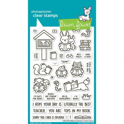 Lawn Fawn Stempel - Little Woodland Library